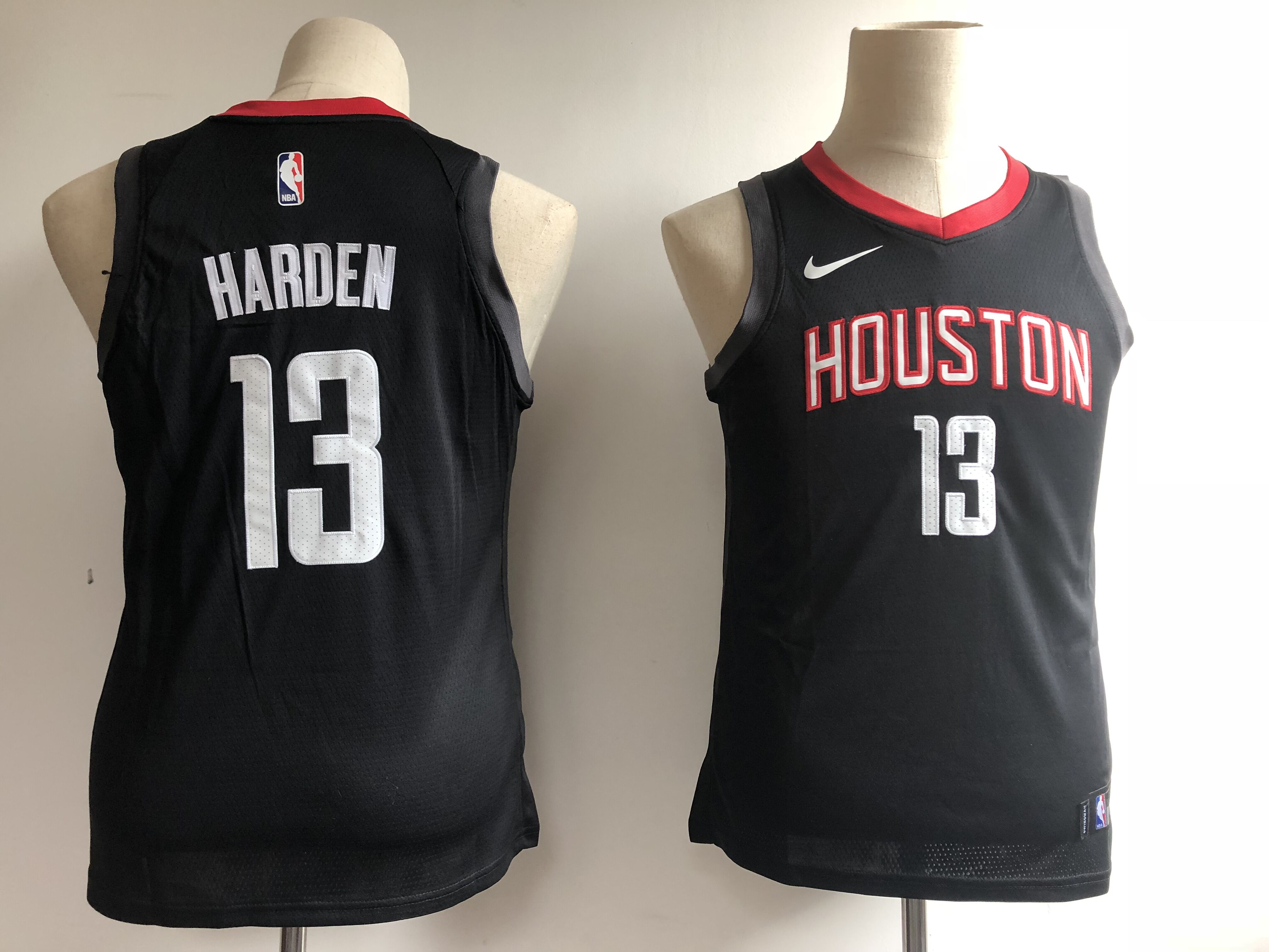 Youth Houston Rockets #13 Harden black NBA Nike Jerseys